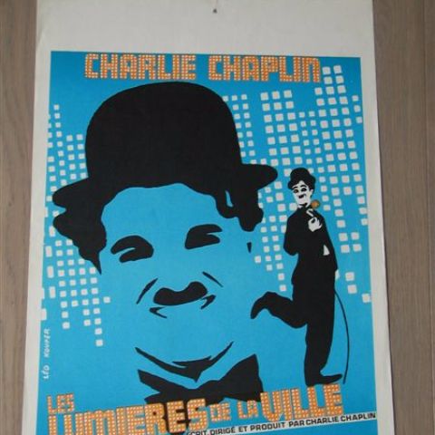 'Les lumieres de la ville' (City Mights-reissue) Belgian affichette